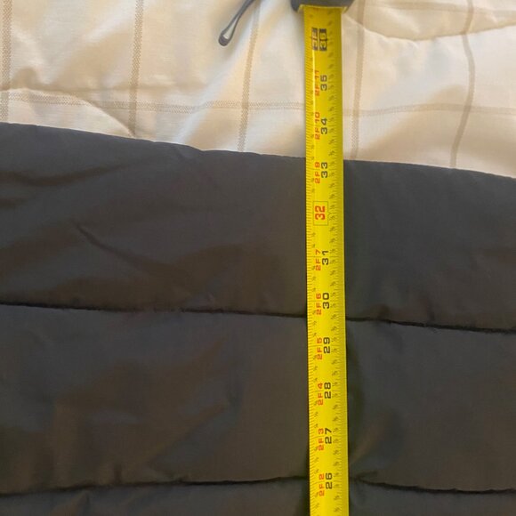 Lands End - size XL - Men's Puffer Coat Black hooded -Primaloft Quilt Insulated - Picture 9 of 12